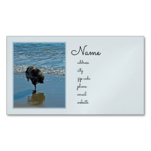 Keesdoorn Ballet-foto - Cute Original Dog Art Magnetisch Visitekaartje