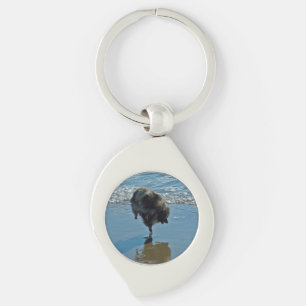 Keesdoorn Ballet-foto - Cute Original Dog Art Sleutelhanger