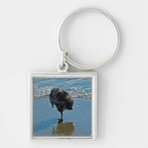 Keesdoorn Ballet-foto - Cute Original Dog Art Sleutelhanger