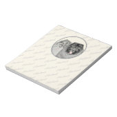 Keesdoorn Graphics Keeshond Ma en Son Notepad Notitieblok (Gedraaid)