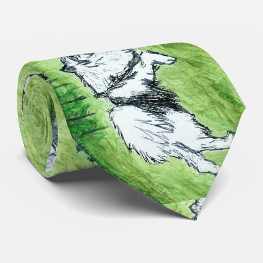 Keeshoden Grassy Stropdas (Opgerold)