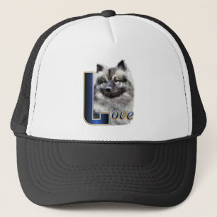 Keeshond Art Gifts Trucker Pet