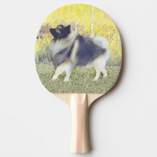 Keeshond Aspen Painting - Cute Original Dog Art Tafeltennisbatje