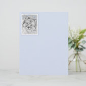 Keeshond Beth Painting - Cute Original Dog Art (Staand voorkant)