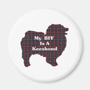 Keeshond BFF-cadeaus Magneet