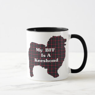 Keeshond BFF Mok