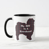 Keeshond BFF Mug (Gauche)