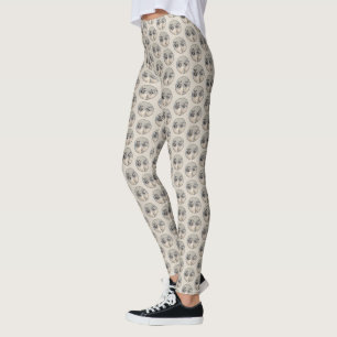 Keeshond Brothers Painting - Original Dog Art Leggings