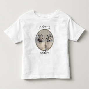Keeshond Brothers Schilderij - Originele Honden Ku Kinder Shirts