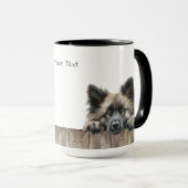 Keeshond Chien Mug (Devant droit)
