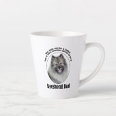 Keeshond Dad Latte Mok (Rechts)