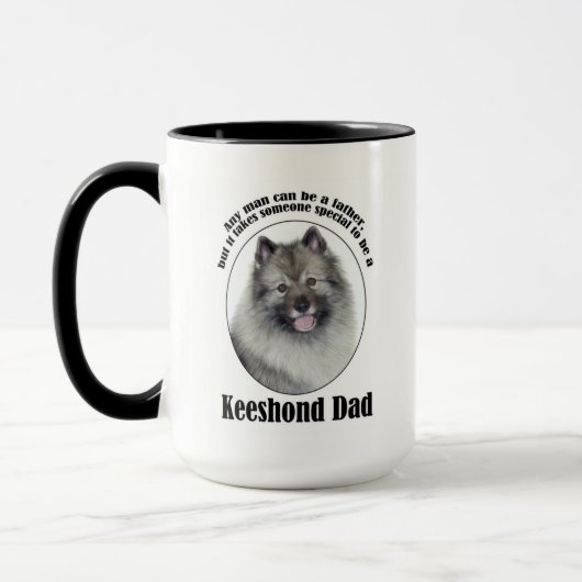 Keeshond Dad Mok (Links)