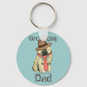 Keeshond Dad Sleutelhanger