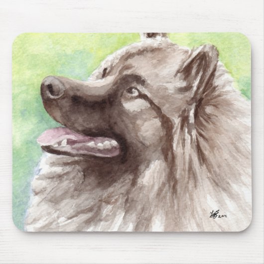 Keeshond Dog Muismatten (Voorkant)