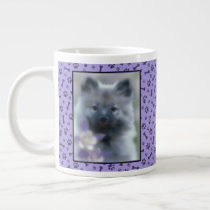 Keeshond en Columbine Extra Grote Beker