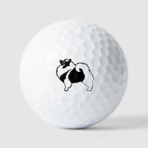 Keeshond Grafisch - Mooie Originele Honden Kunst Golfballen