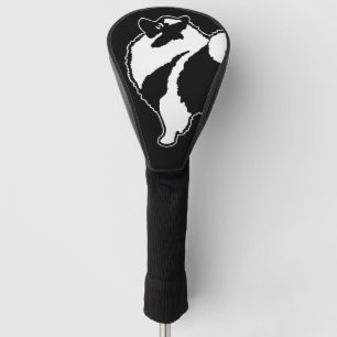 Keeshond Grafisch - Mooie Originele Honden Kunst Golfheadcover