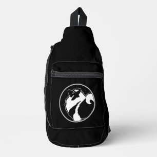 Keeshond Grafische Overzicht Moppige Originele Hui Sling Bag