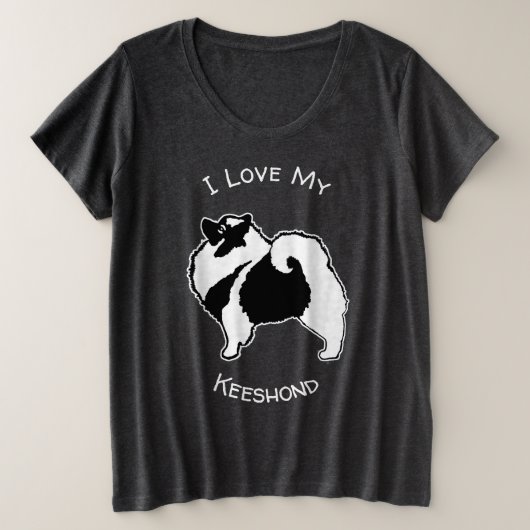 Keeshond Graphics - Cute Original Chig Art (Design devant)