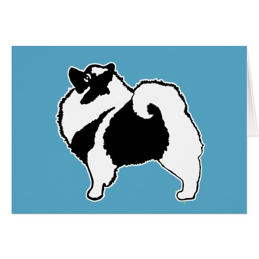Keeshond Graphics - Cute Original Dog Art (Voorkant Horizontaal)