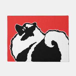 Keeshond Graphics - Cute Original Dog Art Deurmat
