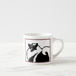 Keeshond Graphics - Cute Original Dog Art Espresso Kop