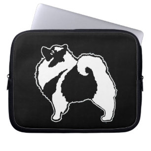 Keeshond Graphics - Cute Original Dog Art Laptop Sleeve