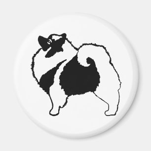 Keeshond Graphics - Cute Original Dog Art Magneet