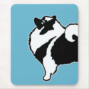 Keeshond Graphics - Cute Original Dog Art Muismat