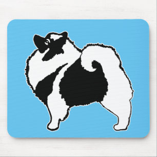 Keeshond Graphics - Cute Original Dog Art Muismat