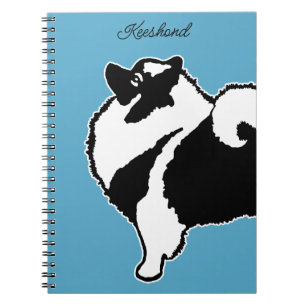 Keeshond Graphics - Cute Original Dog Art Notitieboek