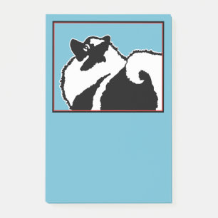 Keeshond Graphics - Cute Original Dog Art Post-it® Notes