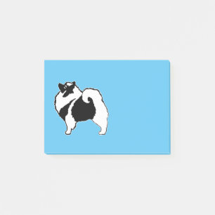 Keeshond Graphics - Cute Original Dog Art Post-it® Notes