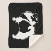 Keeshond Graphics - Cute Original Dog Art Sherpa Deken (Voorkant)