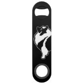 Keeshond Graphics - Cute Original Dog Art Speed Flessenopener (Voorkant)