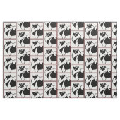 Keeshond Graphics - Cute Original Dog Art Stof (Fat Quarter)
