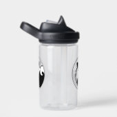 Keeshond Graphics - Cute Original Dog Art Waterfles (Rechts)