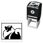 Keeshond Graphics - Cute Original Dog Art Zelfinktende Stempel (In situ)