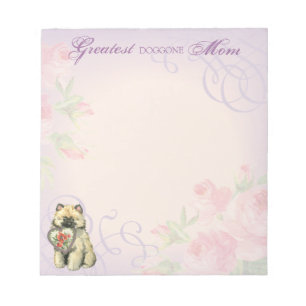 Keeshond Heart mama Notitieblok