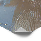 Keeshond Hond Rijden Motorfiets Kerstmis Poster (Hoek)