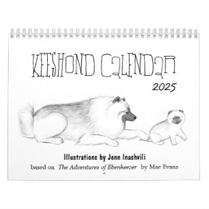 Keeshond Honden Kalender