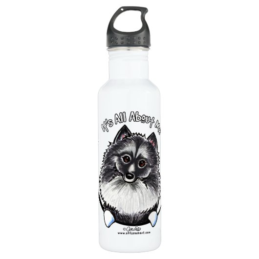 Keeshond IAAM Waterfles (Voorkant)