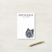 Keeshond Liefhebber Post-it Notities Post-it® Notes (Op bureau)