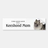 Keeshond mama bumpersticker (Voorkant)