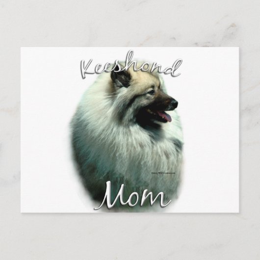 Keeshond Moeder 2 Briefkaart (Voorkant)