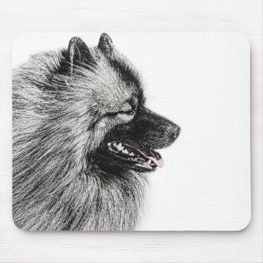 Keeshond Mousepad Muismat (Voorkant)