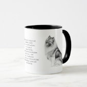 Keeshond Mug (Devant droit)