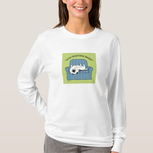 Keeshond "Non-Sporting Breed" T-shirt (Voorkant)