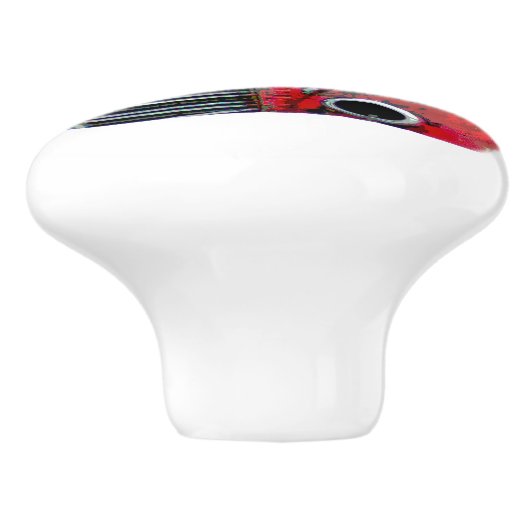 Keeshond Old Truck Paing Art Keramische Knop