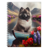 Keeshond op een peddel: Een Schilderachtig avontuu Notitieboek (Voorkant)